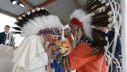 2022.07.25 Viaggio Apostolico in Canada - Incontro con le Popolazioni Indigene