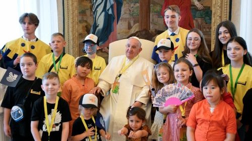2024.05.25 udienza bambini per la Giornata Mondiale dei Bambini